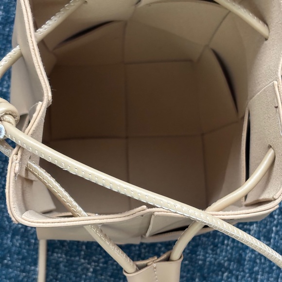 Fashion Brand Company Beige Bucket Backpack price is firm - Picture 2 of 6